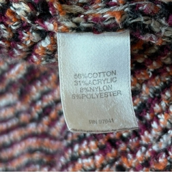 J. Jill luxurious plum multi jacquard tapestry cardigan - Picture 8 of 10